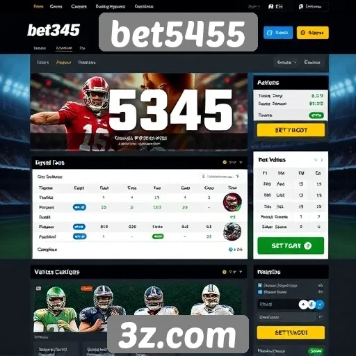 Interface do usuário do site bet5455 e sua usabilidade