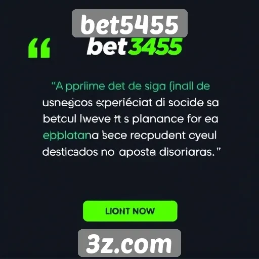 Depoimentos de usuários sobre a experiência no bet5455